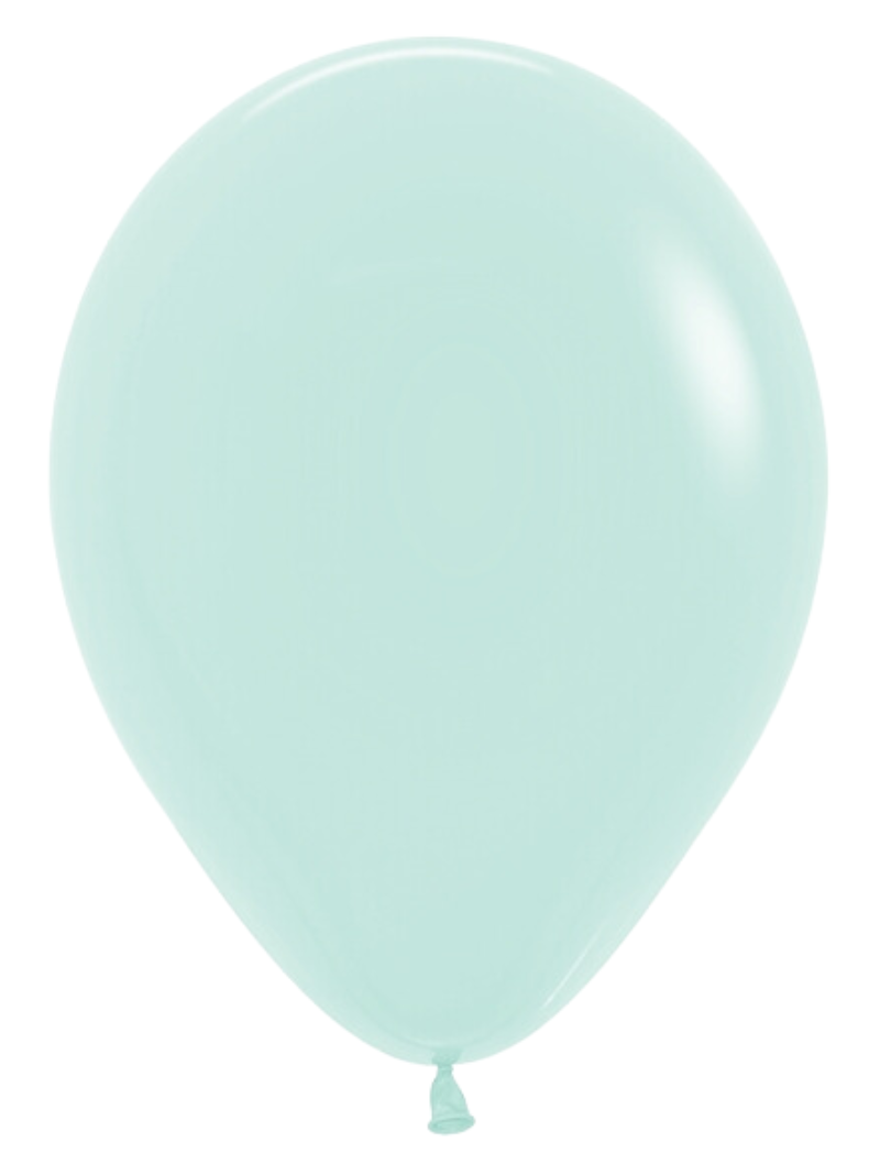 5 Inch Sempertex Pastel Matte Green Latex Balloons | 100 Count ...