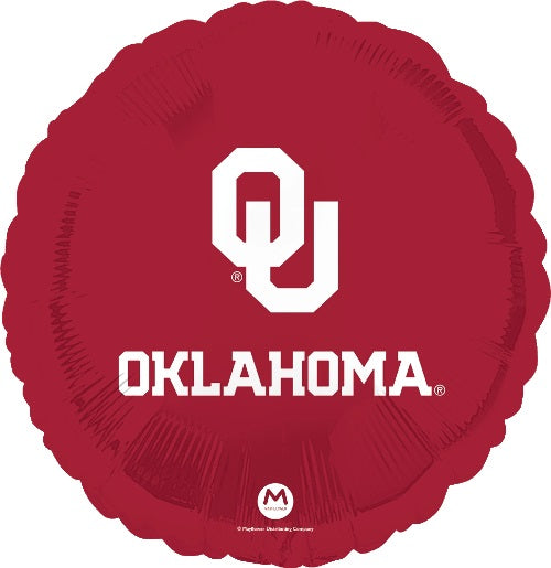 Globo de aluminio de fútbol americano de la Universidad Estatal de Oklahoma de 17" (D) | Compre 5 o más y ahorre un 20 %