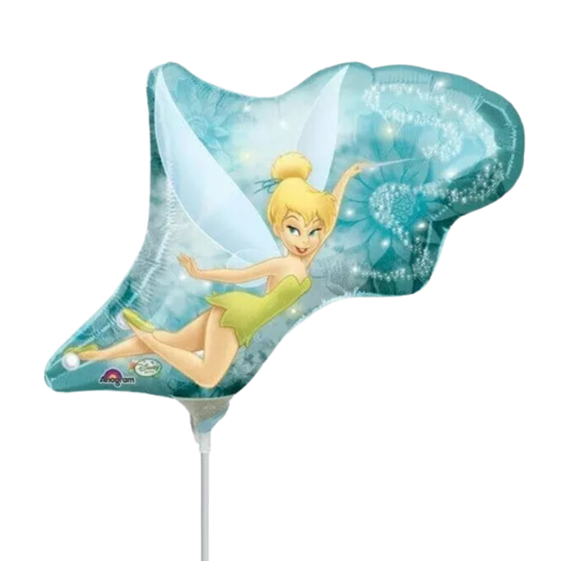 14" Tinkerbell Flying Fairy Airfill Foil Balloon | Buy 5 Or More Save 20%