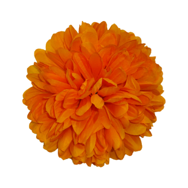 6 1/2" Artificial Silk Mum - 15 Layers | 1 Count