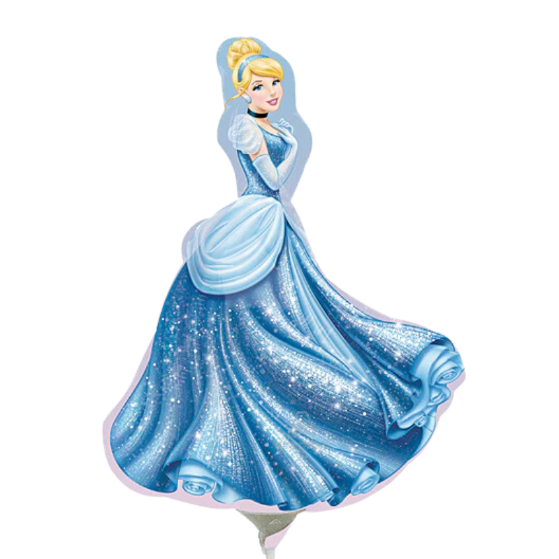 14" Anagram Princess Cinderella Foil Airfill Balloon | Buy 5 Or More Save 20%