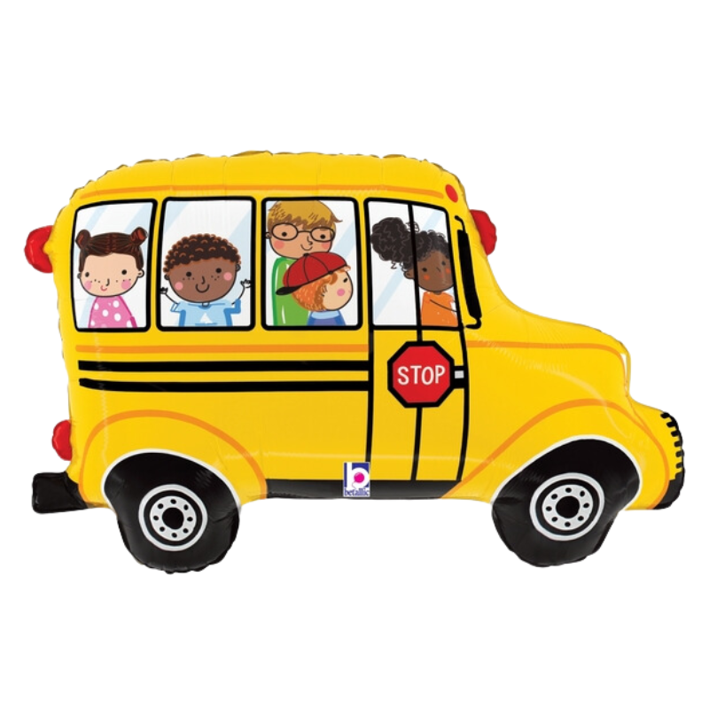 29" Betallic School Bus Foil Balloon