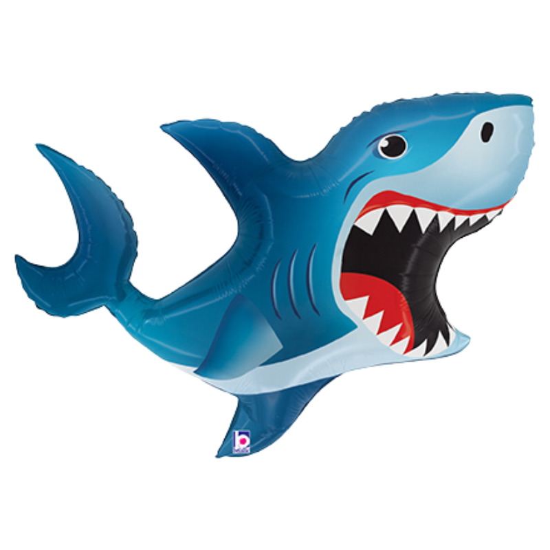 35" Betallic Shark Foil Balloon