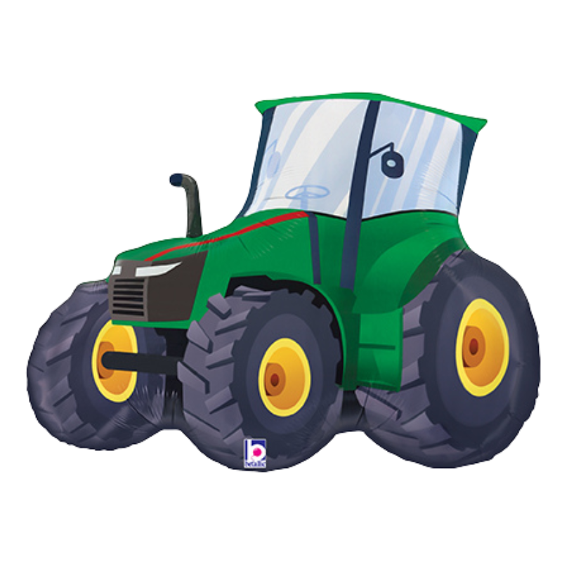 30" Betallic Farm Tractor Foil Balloon