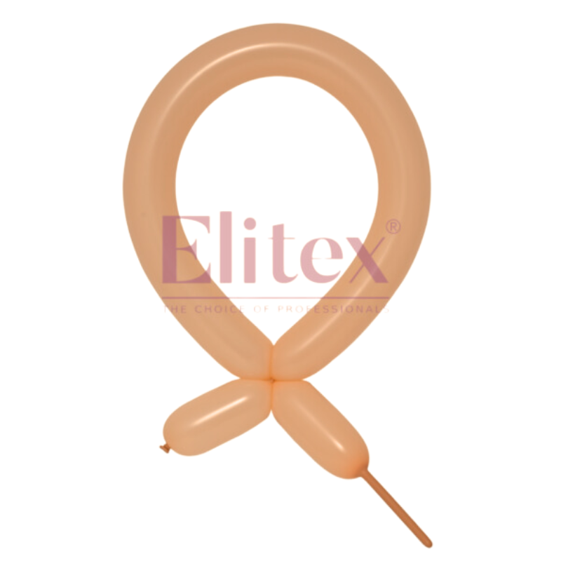 260 Elitex Beige Pastel Modeling - Twisting Balloons | 50 Count