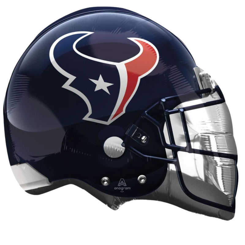 Globo de aluminio para casco de la NFL de los Houston Texans de 21"