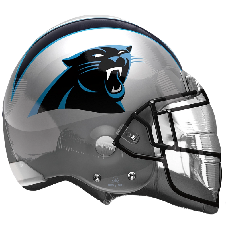 Globo de aluminio para casco de la NFL de los Carolina Panthers de 21" 