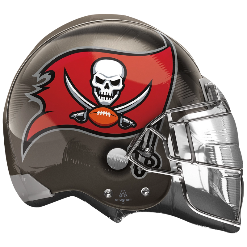 Globo de aluminio para casco de la NFL de los Tampa Bay Buccaneers de 21"