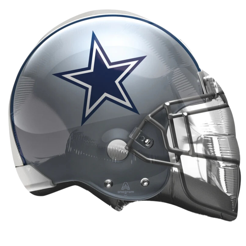 Globo de aluminio para casco de la NFL de los Dallas Cowboys de 21"