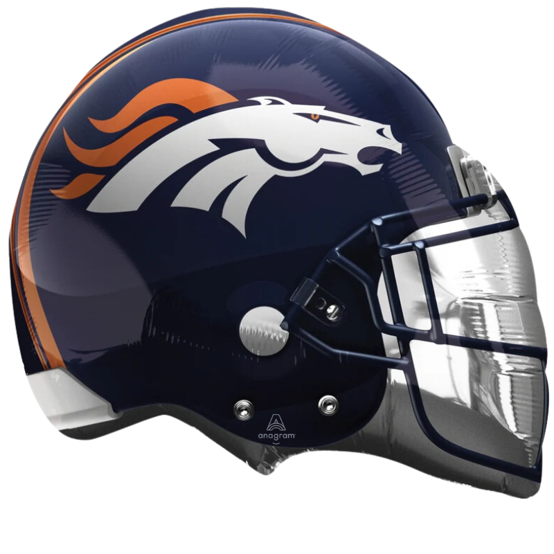 Globo de aluminio para casco de la NFL de los Denver Broncos de 21"