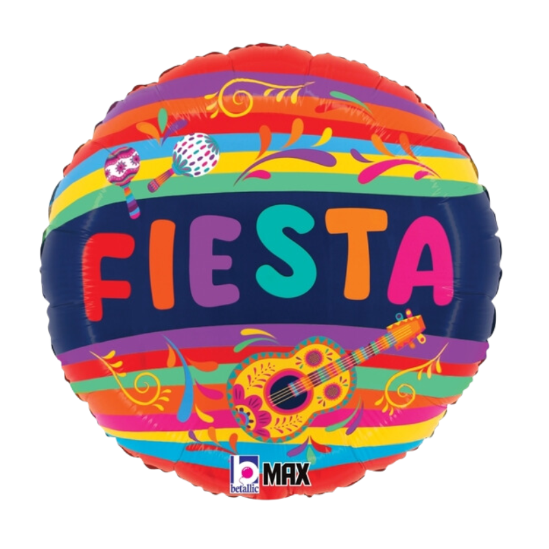 18" Betallic Festive Fiesta Foil Balloon | Buy 5 Or More Save 20%