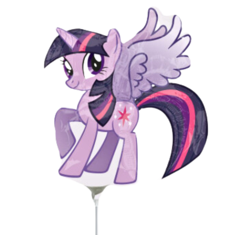 Globo de aluminio My Little Pony Twilight Sparkle Airfill de 14" | Compra 5 o más y ahorra un 20 %