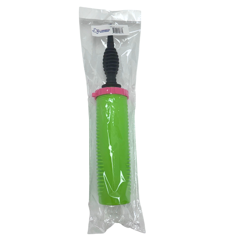 AAB Lime Green Dual Action Balloon Hand Pump | 1 Count