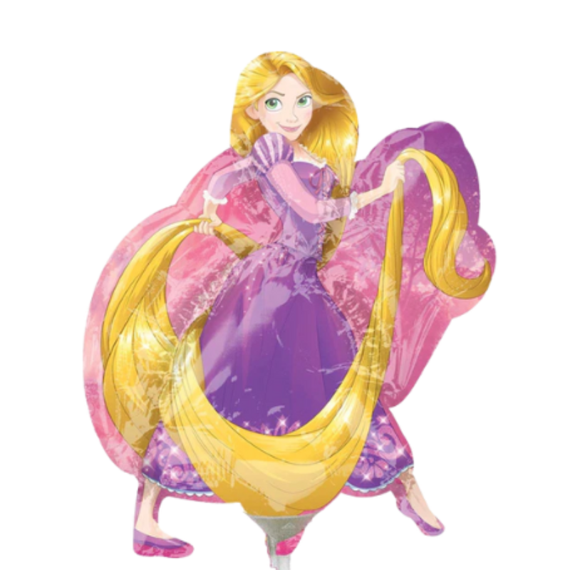 14" Anagram Princess Tangled Airfill Foil Balloon | Buy 5 Or More Save 20%