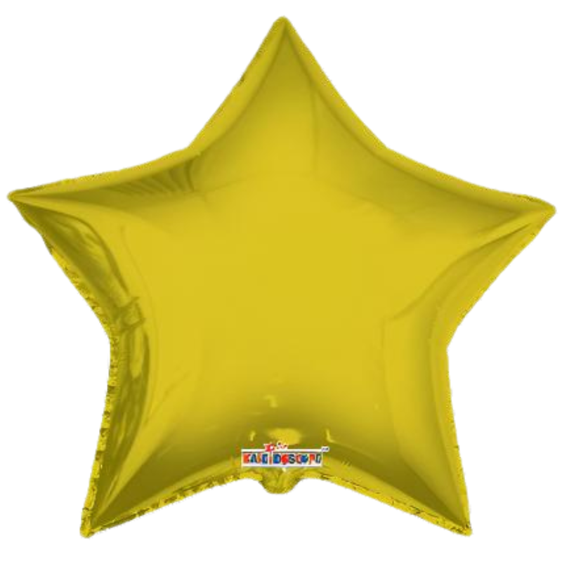 36" Conver Gold Foil Star Balloon| 1 Count