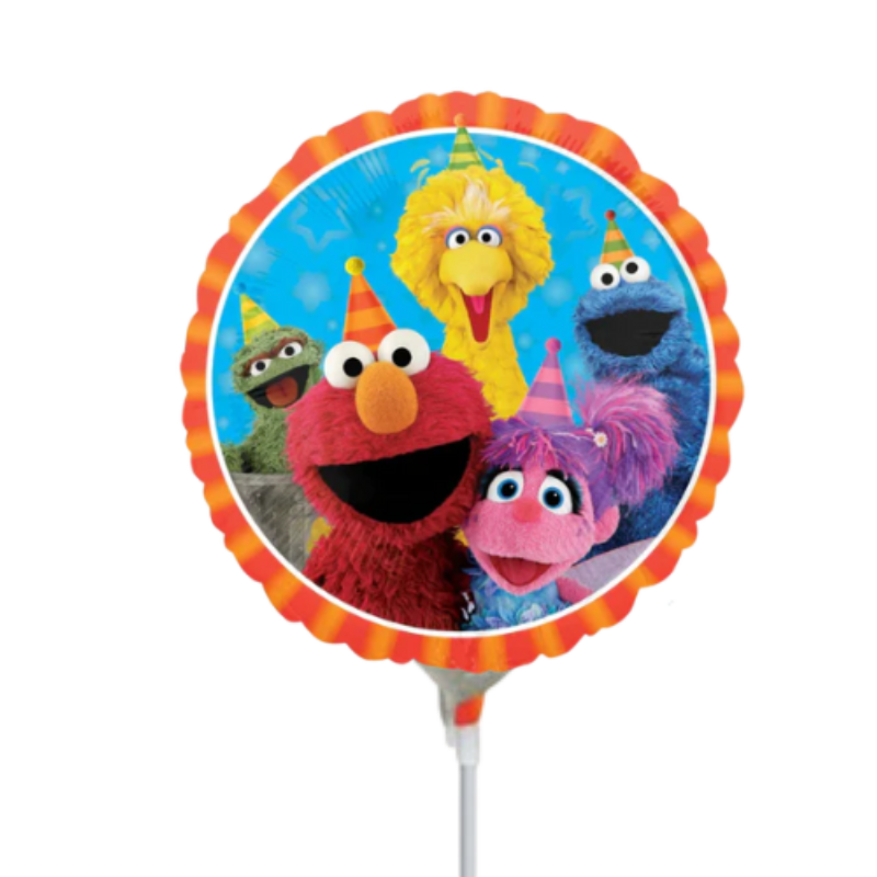 9" Anagram Sesame Street Fun Foil Balloon | Buy 5 Or More Save 20%