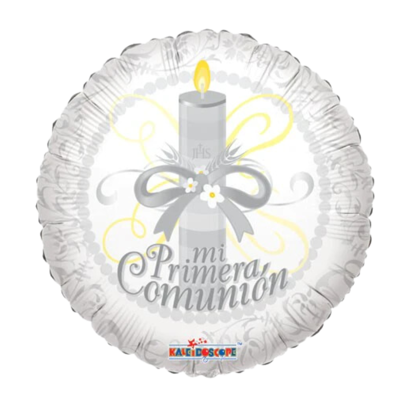 9" Conver Mi Primera Comunion - Communion  Foil Airfill Balloon | Buy 5 Or More Save 20%