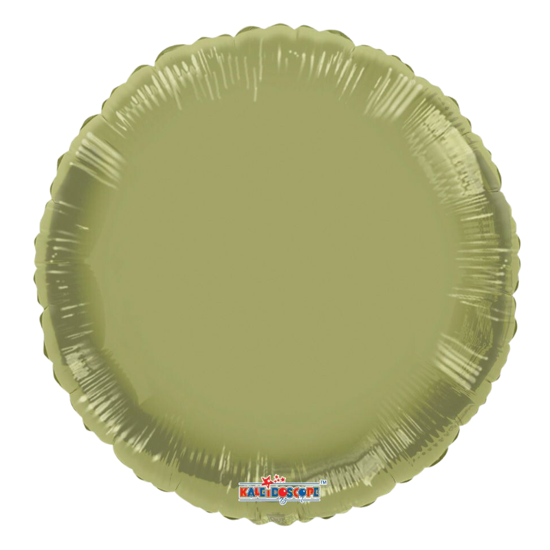 18" Conver Vintage Dark Olive Round Non Foil Balloon | Buy 5 Or More Save 20%