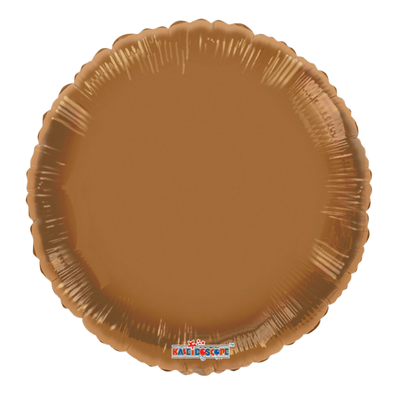 18" Conver Vintage Mocha Round Non Foil Balloon | Buy 5 Or More Save 20%