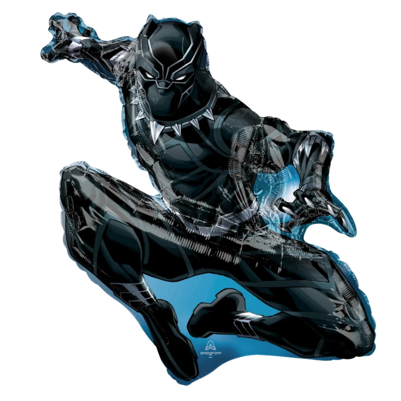 32" Anagram Black Panther Super Shape Foil Balloon