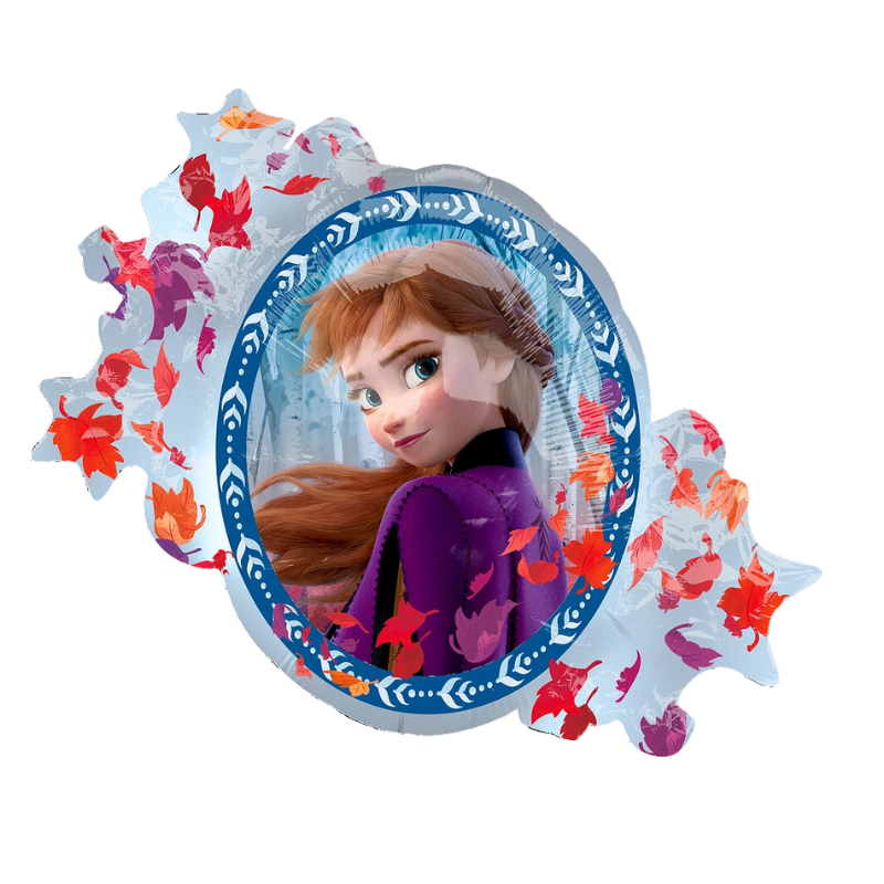 30" Anagram Frozen 2 - Double Sided Super Shape Foil Balloon