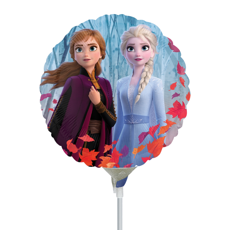 9" Anagram Frozen 2 Round Airfill Foil Balloon | Buy 5 Or More Save 20%