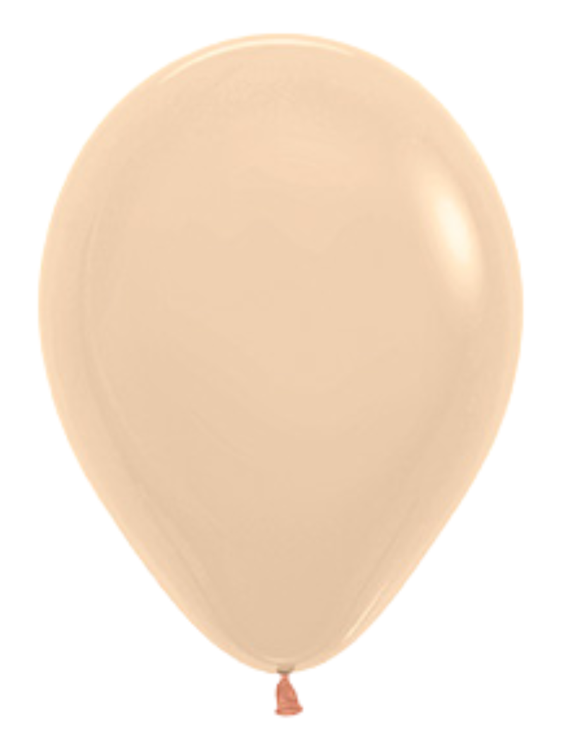 5" Sempertex Pastel Matte Malibu Peach Latex Balloons | 100 Count