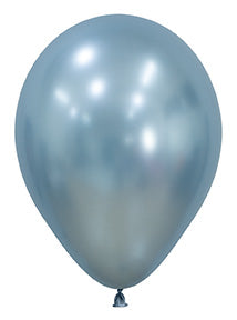 5" Sempertex Silk Arctic Blue Latex Balloons | 100 Count