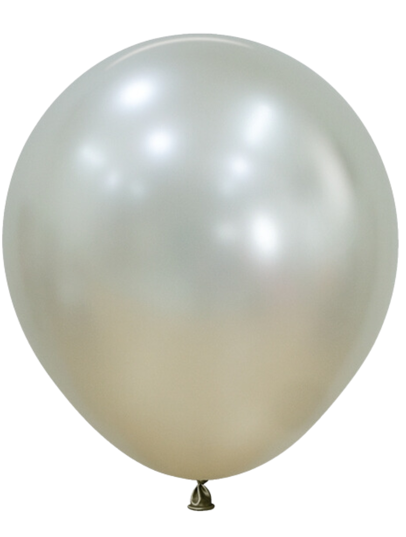 18" Sempertex Silk Cream Pearl Latex Balloons | 25 Count