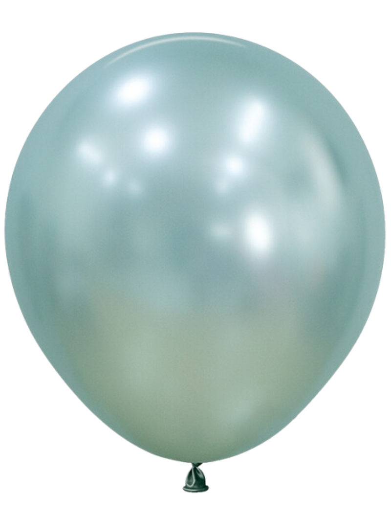 18" Sempertex Silk Cool Mint Latex Balloons | 25 Count