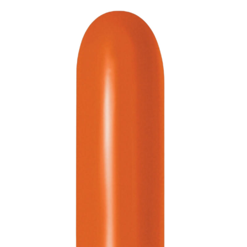 260 Sempertex Deluxe Sunset Orange Twisting - Entertainer Balloons | 50 Count