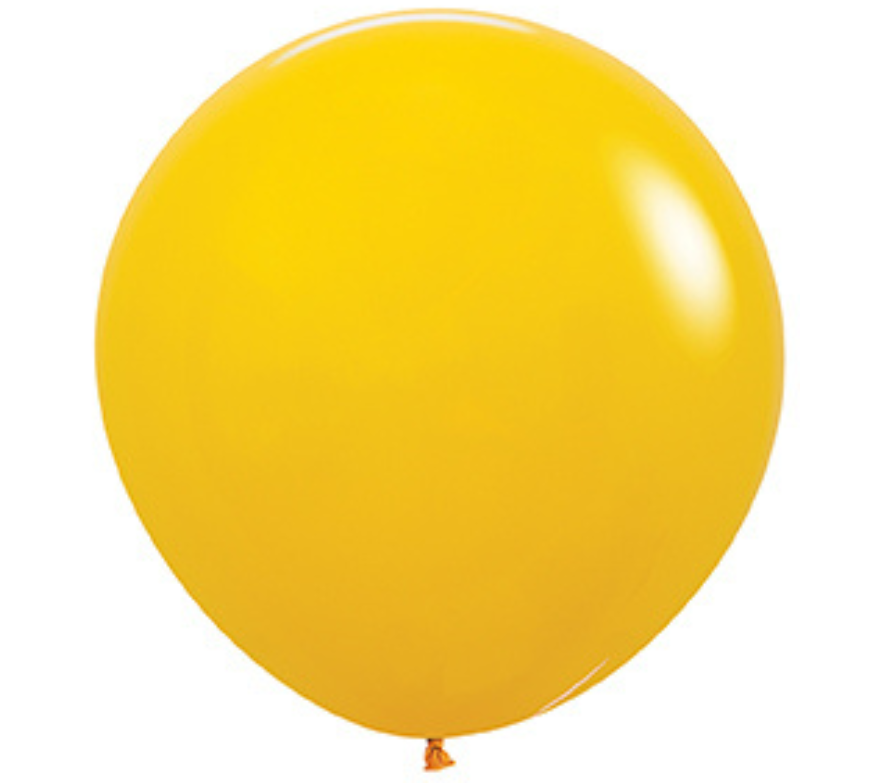 24" Sempertex Deluxe Honey Yellow Latex Balloons | 10 Count