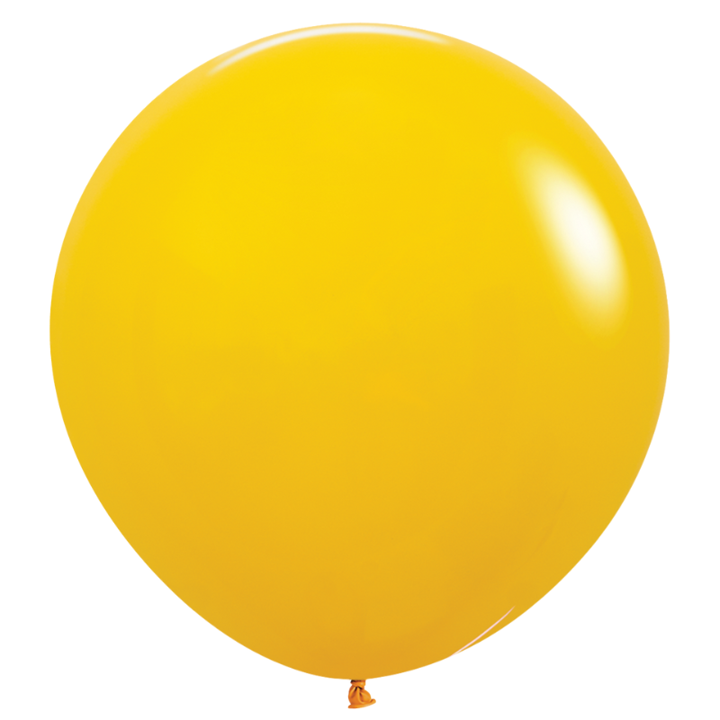 36" Sempertex Deluxe Honey Yellow Latex Balloons | 2 Count