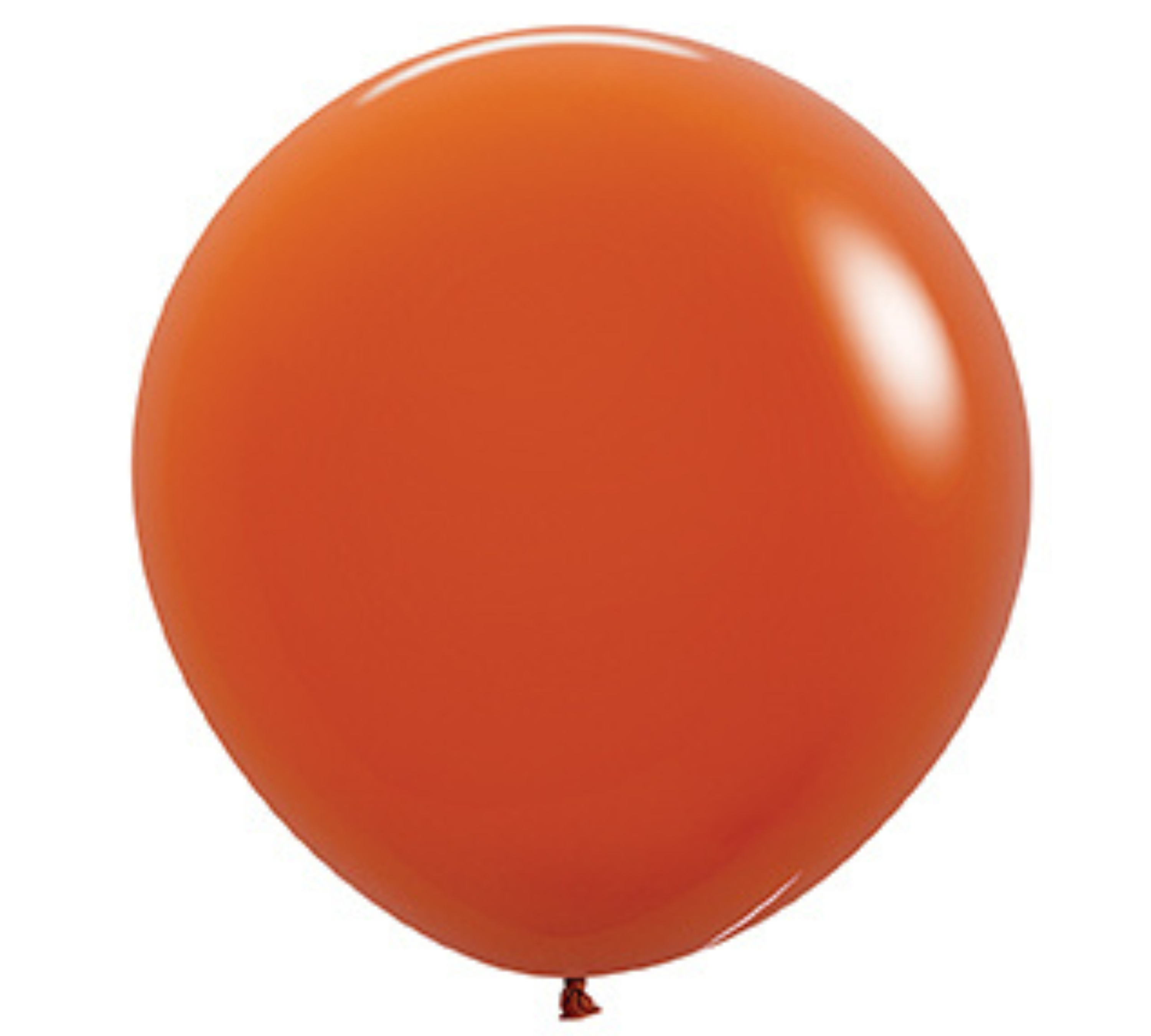 24" Sempertex Sunset Orange Latex Balloons | 10 Count