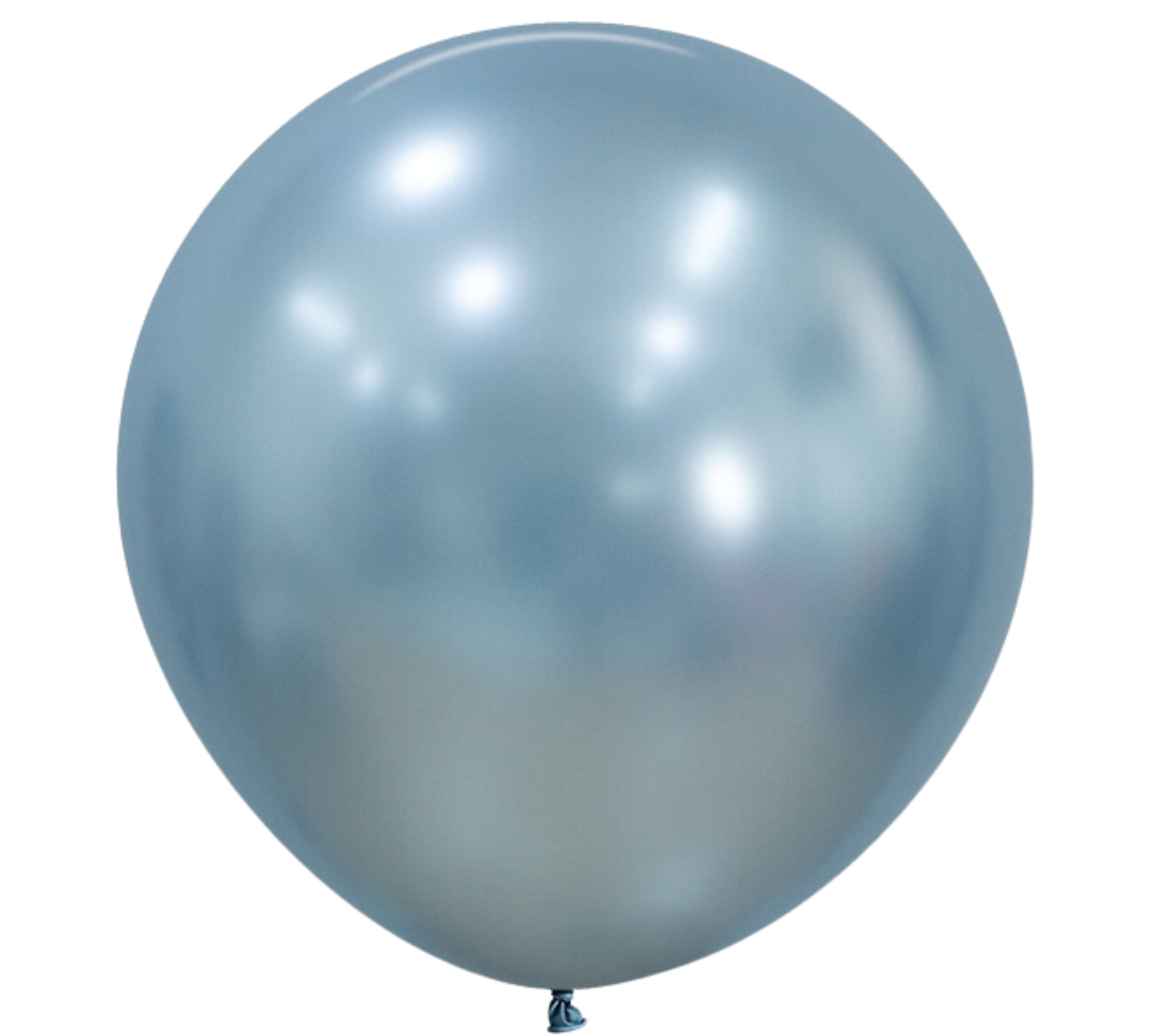 24" Sempertex Silk Arctic Blue Latex Balloons | 10 Count