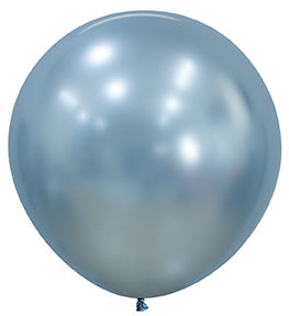 24" Sempertex Silk Arctic Blue Latex Balloons | 10 Count