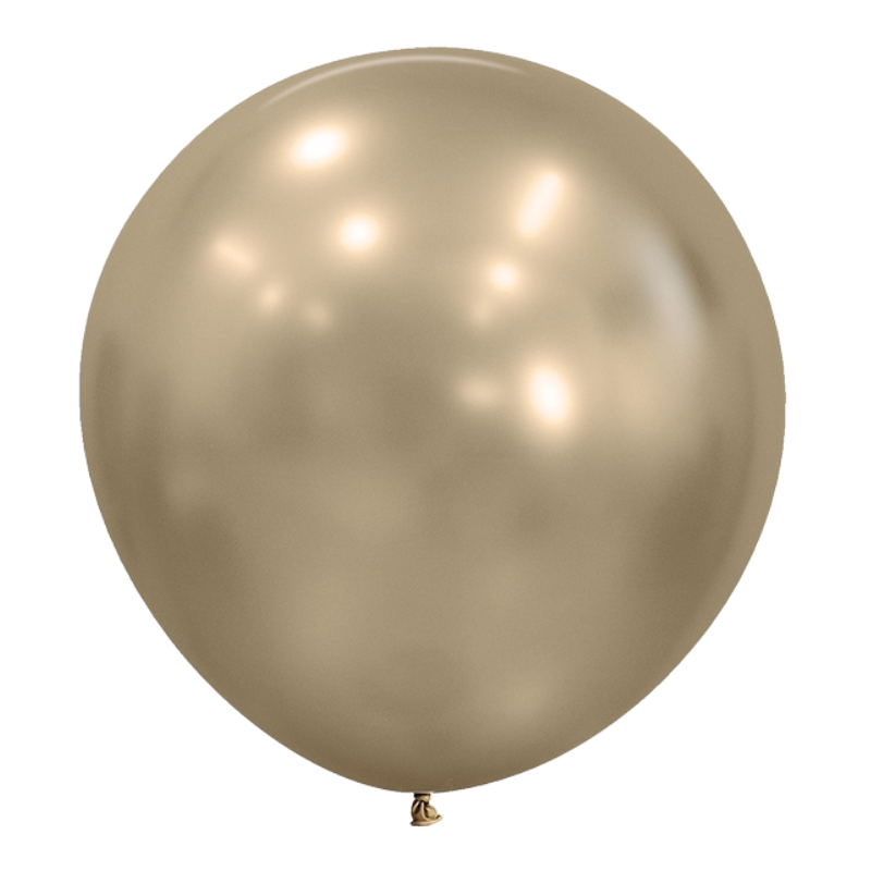 24" Sempertex Silk Gold Dust Pearl Latex Balloons | 10 Count