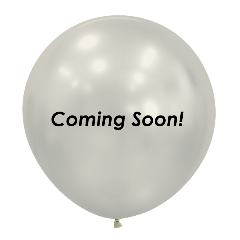 24" Sempertex Silk Oyster White Pearl Latex Balloons | 10 Count