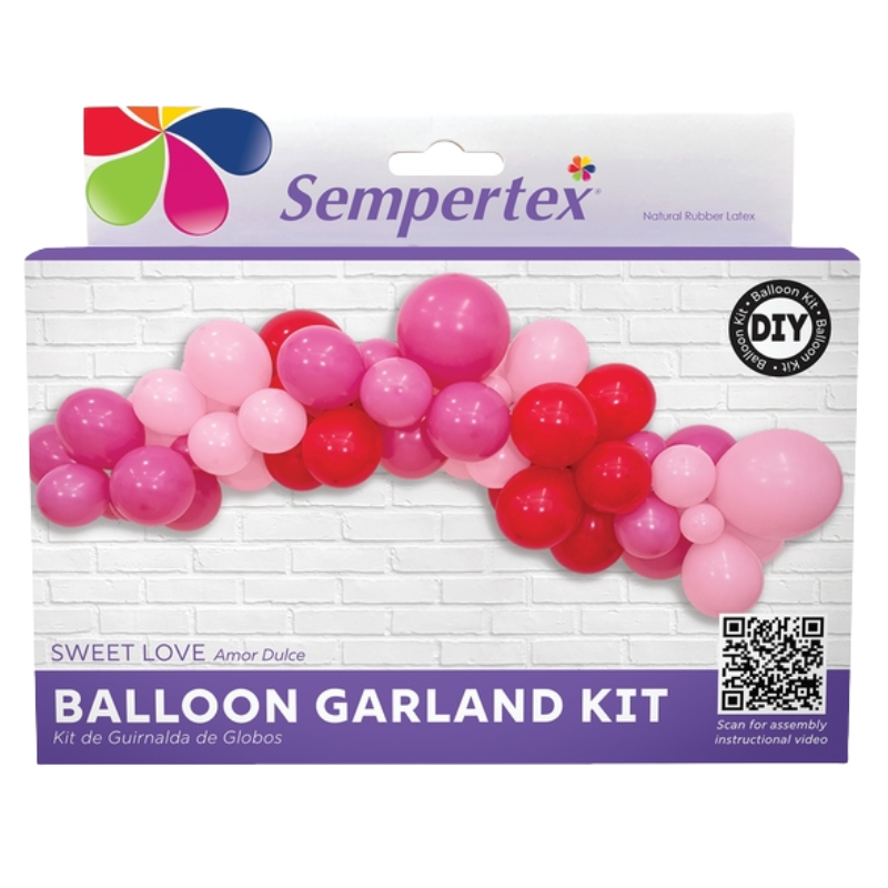 8' Sempertex Sweet Love Balloon Garland Kit | 1 Kit