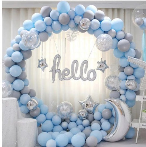 Aluminum Circle Balloon Frame With Base | 1 Count - 3 Sizes Available