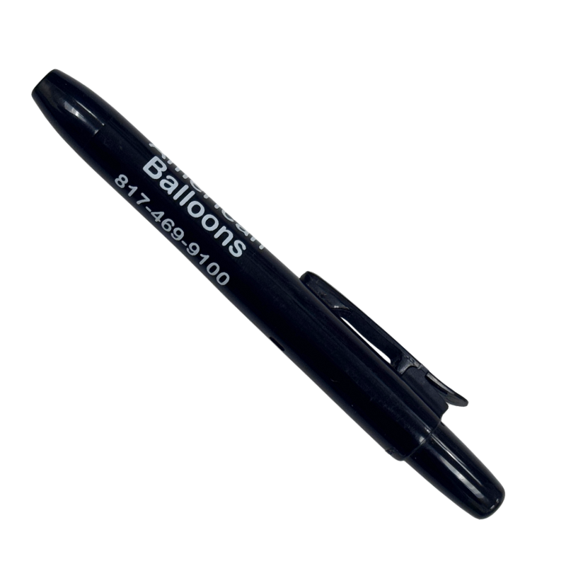 AAB Black Retractable Permanent Marker