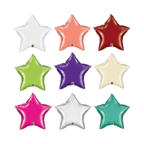 20" Qualatex Star Foil Balloon | Buy 5 Or More Save 20%