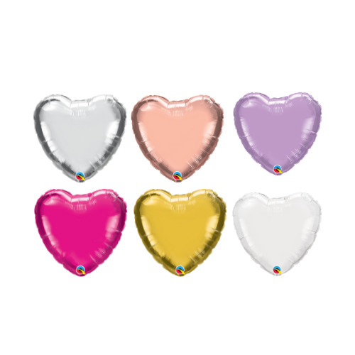 18" Qualatex Heart Foil Balloon | 1 Count