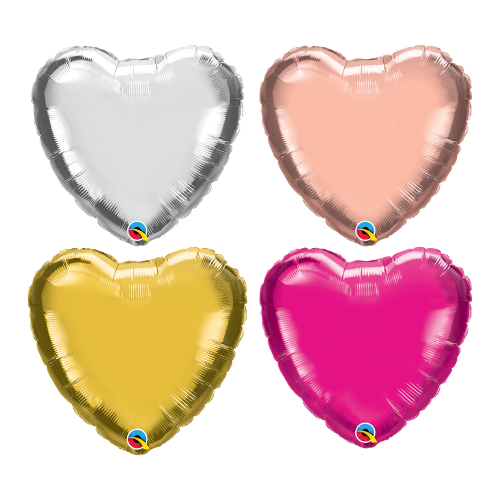 36" Qualatex Heart Foil Balloons