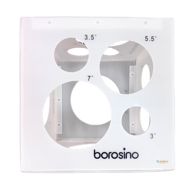 16" Borosino Cube Balloon Sizer |  12 Different Size Templates!