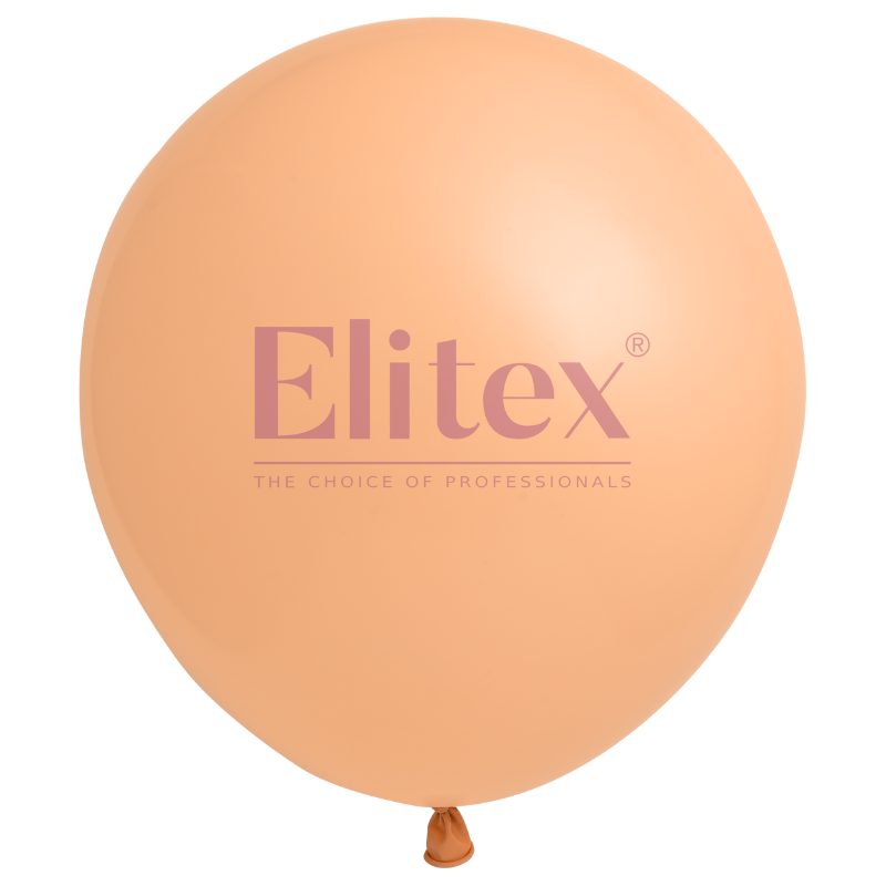 18" Elitex Beige Pastel Round Latex Balloons | 10 Count