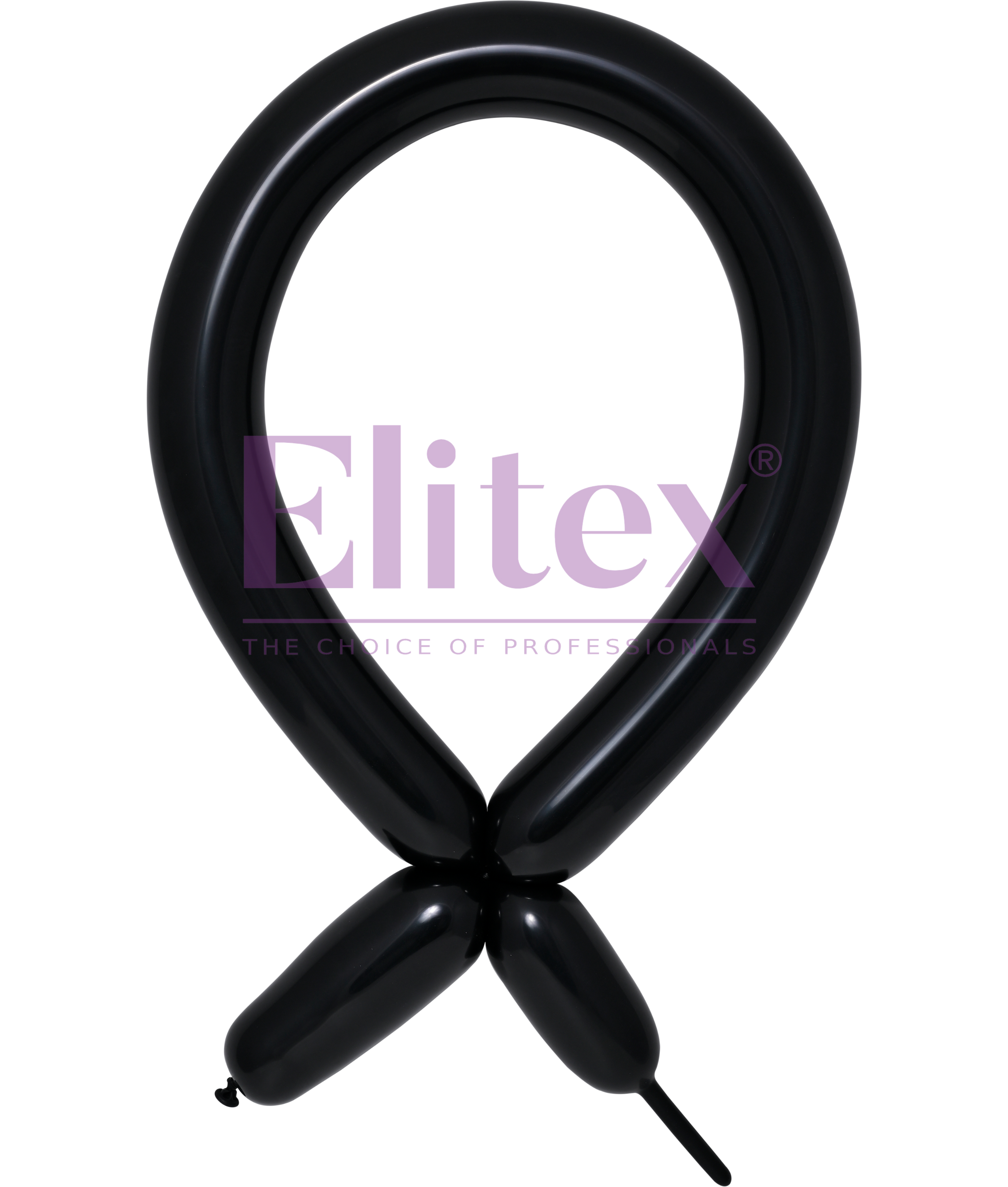 260 Elitex Black Standard Modeling - Twisting Balloons | 50 Count