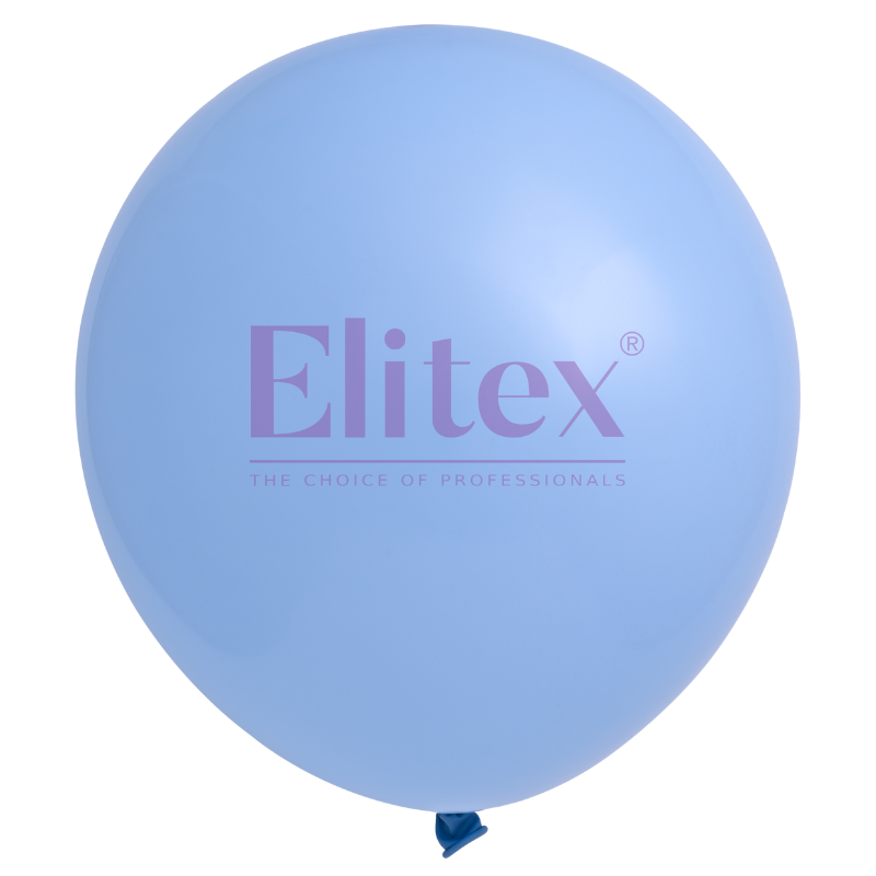 24" Elitex Blue Hawaii Smoothie Round Latex Balloons | 5 Count