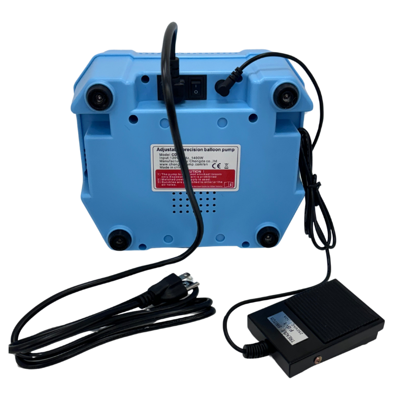 CD-618 Quantitative Electric Balloon Inflator | Includes Digital Sizer & Foot Pedal!