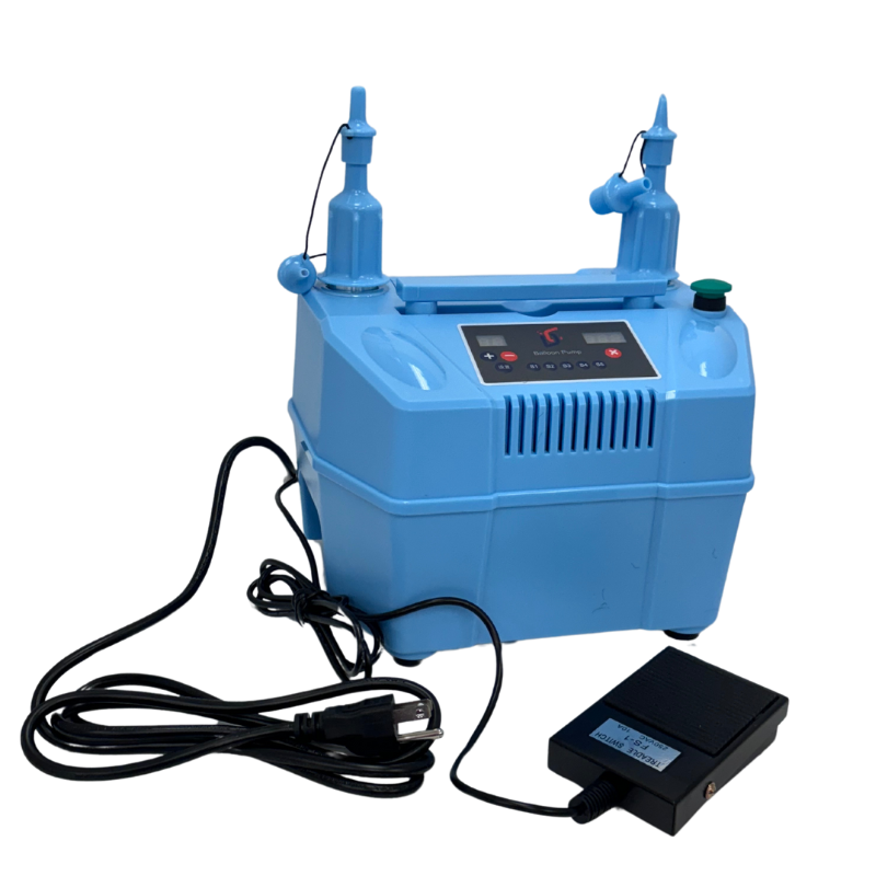 CD-618 Quantitative Electric Balloon Inflator | Includes Digital Sizer & Foot Pedal!